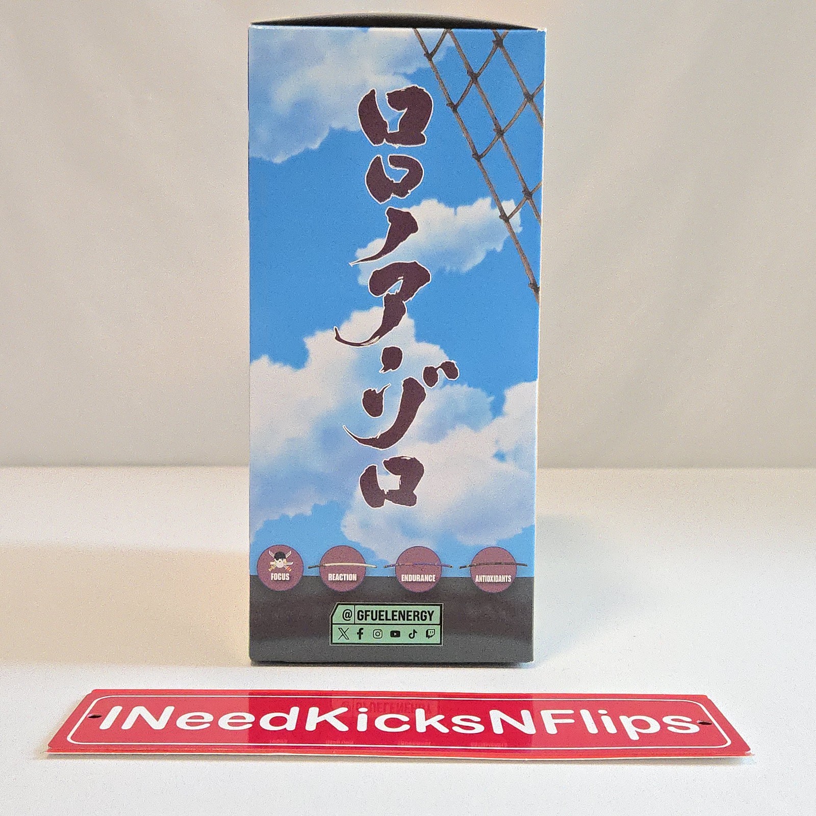 Gfuel x One Piece Zoro Ashura Collector’s Box With Shaker Cup – ENERGY NEW 2026✅