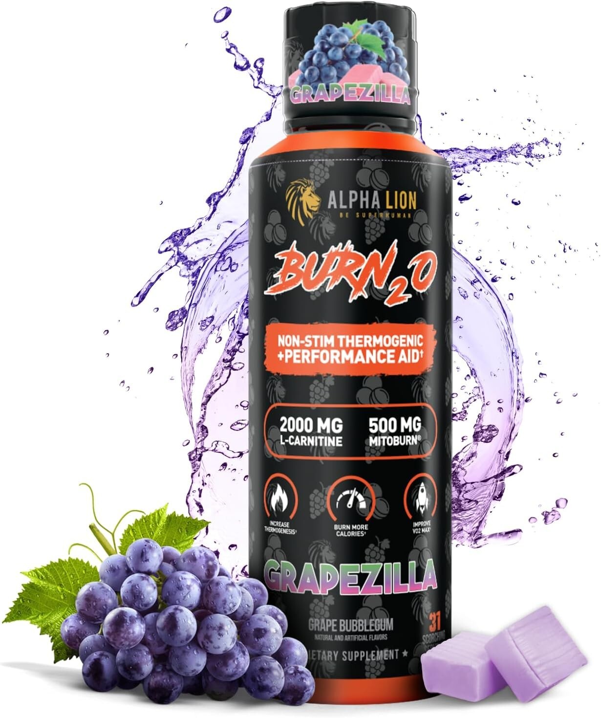 Alpha Lion Superhuman Scorch Stim-Free Rapid Fat Loss 31 Servings 3 Flavors New