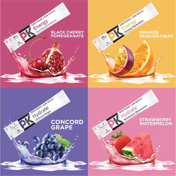Pure Kick Energy & Hydration Electrolyte Powdered Drink Mix Variety pack, 30 Ct