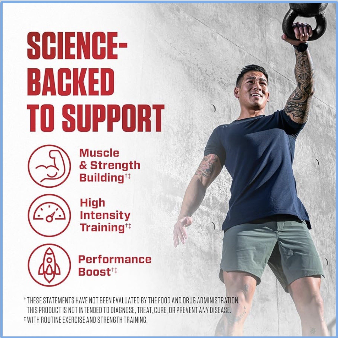Dymatize Creatine Monohydrate Unflavored 100% Creapure 300Grams, 88 Servings