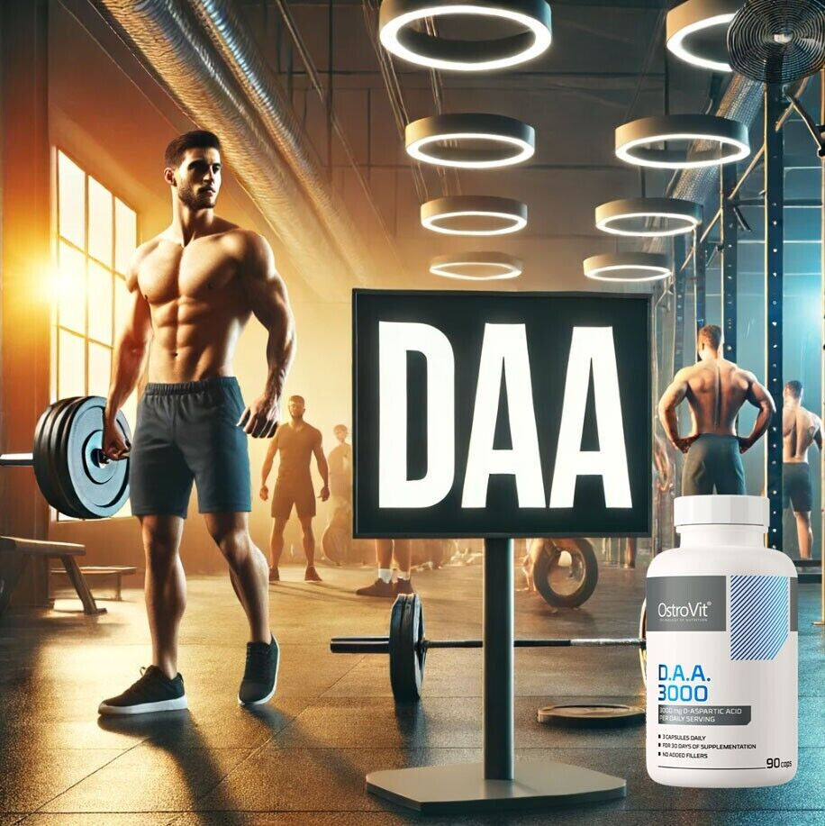 DAA 3000 90 caps – TESTO production, muscle strength, libido,regeneration