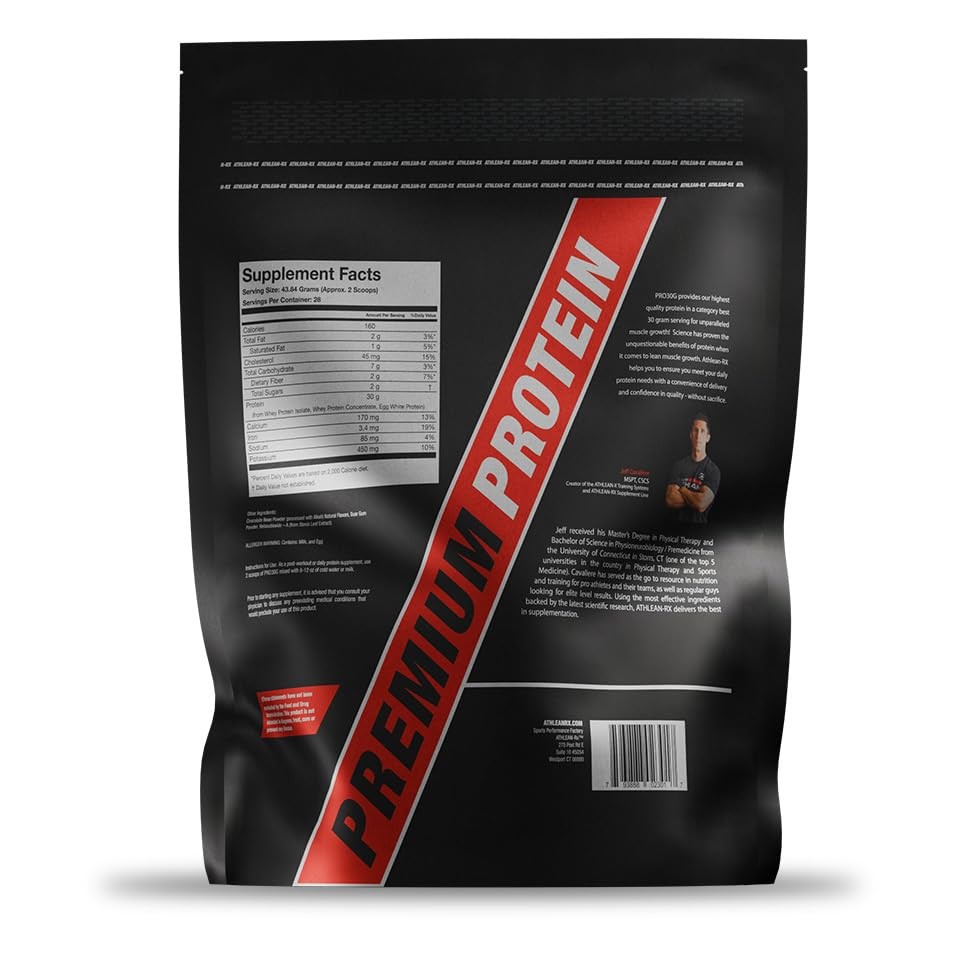 ATHLEAN-X PRO-30G, Premium Whey Protein Isolate Powder, Chocolate Fudge Brown…