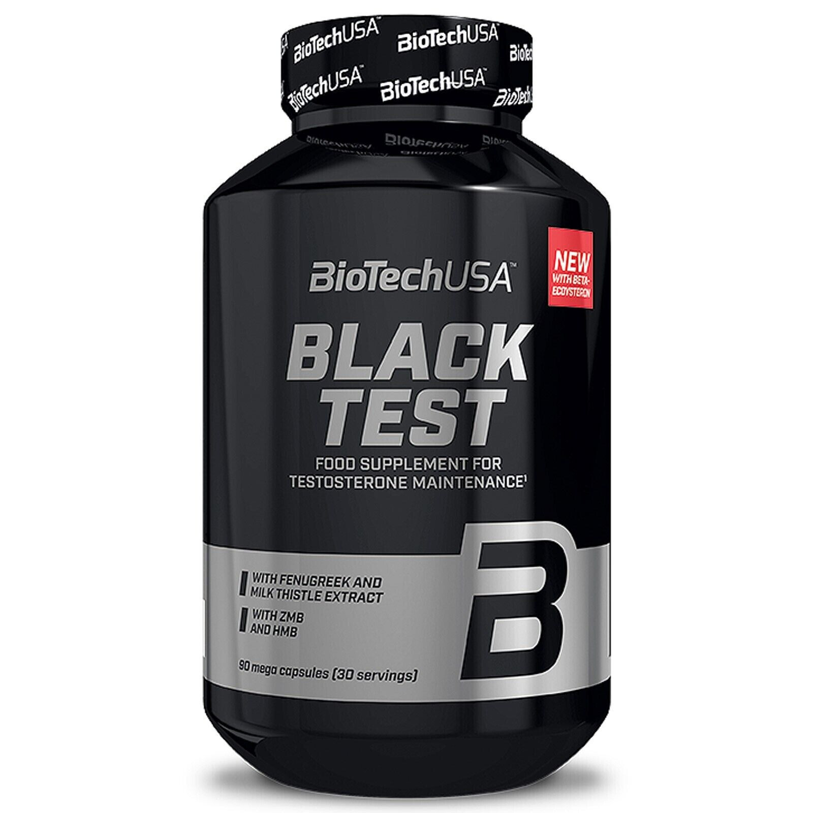BLACK TEST 90 CAPSULES- Energy, libido, Testo Support, regeneration, muscle mass