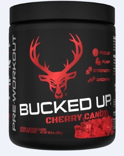 BUCKED UP PRE-WORKOUT Pump Focus Energy Endurance Strength Growth 30 Servings