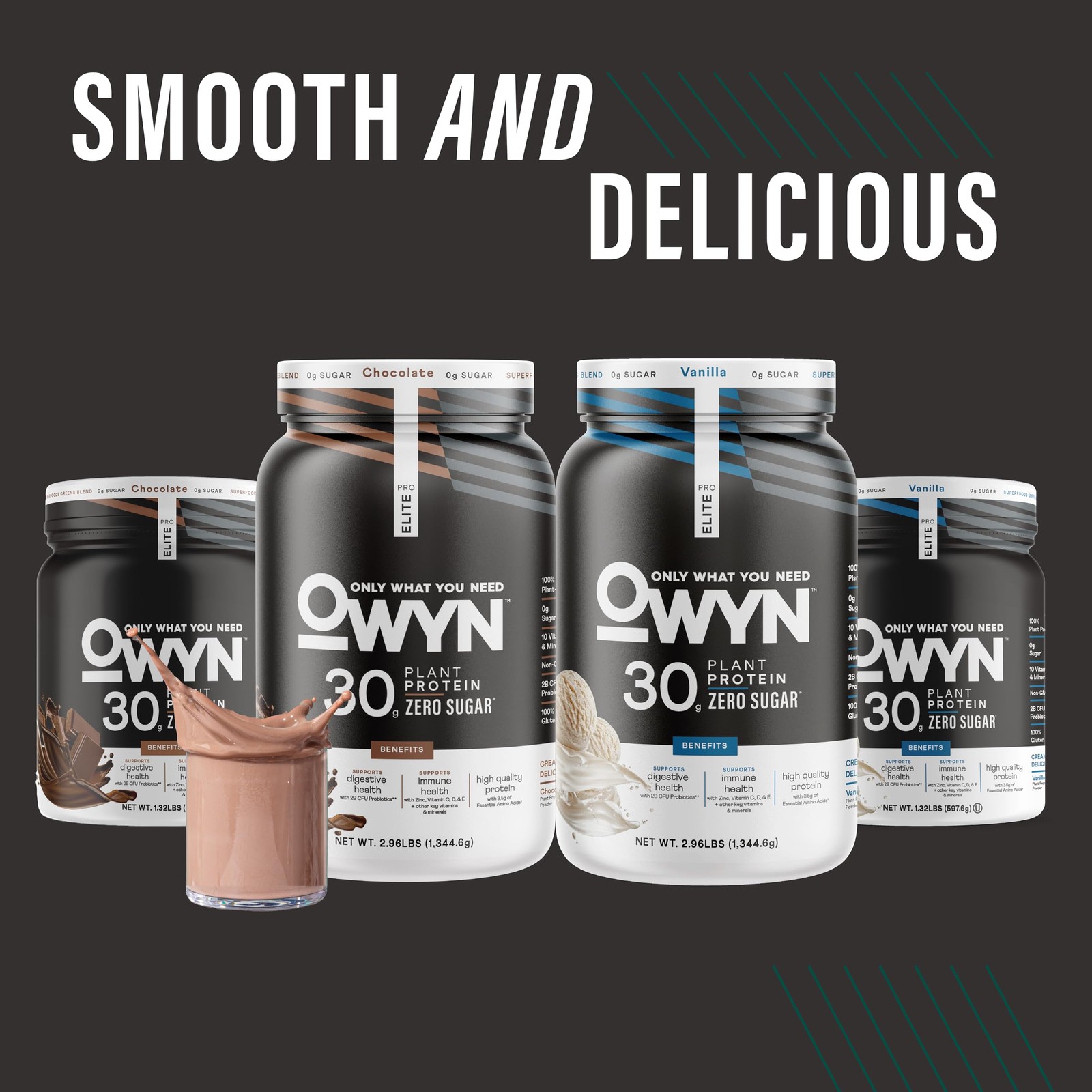Owyn Only What You Need Pro Elite High Protein Powder 30G Vegan Protein For