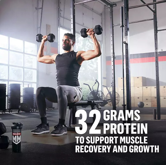 Muscle Milk Genuine 32g Whey Protein Powder, Vanilla Cream (2.47 lbs.)