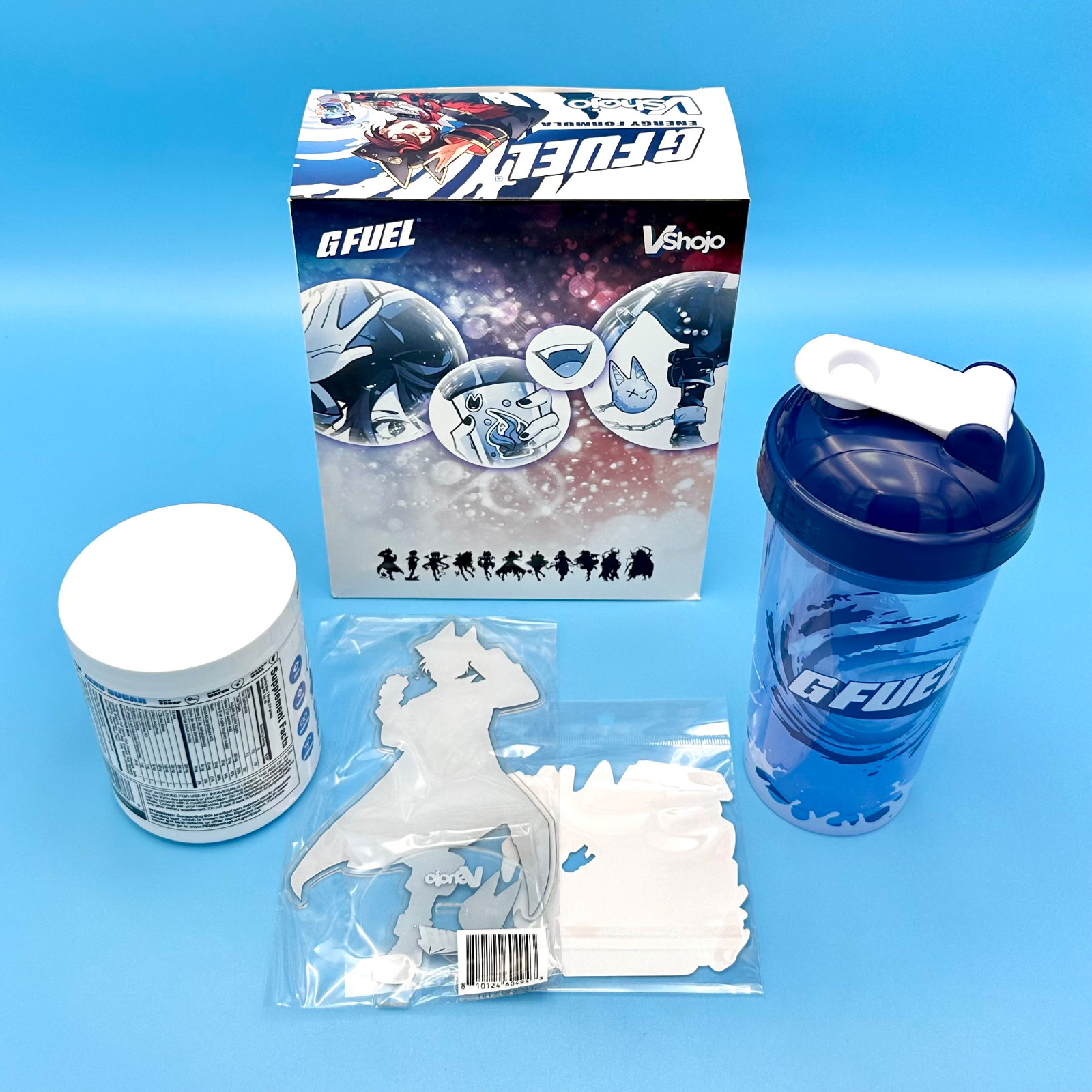 G Fuel Mortal Kombat Raiden Electric Strike Collector’s Box Shaker Cup + Sticker