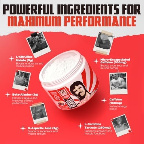 Old School Labs Ultimate 2 Stage Pre Workout for Explosive Energy, Massive Pumps