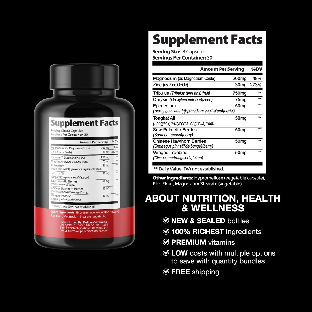 Vigor Fix- Bodybuilding & Men’s Health Support- 12 Bottles- 1080 Capsules