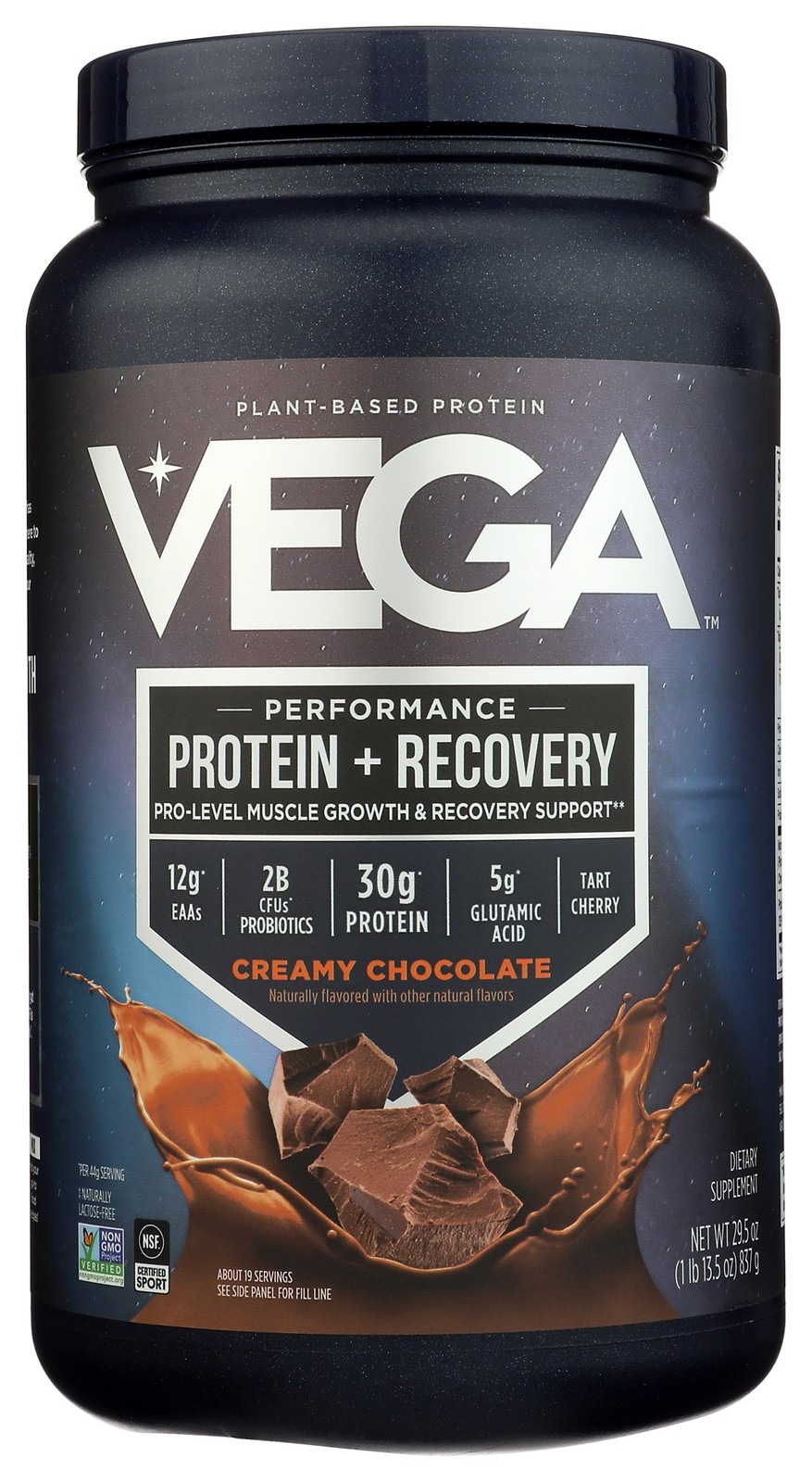 Vega Plant-Based Performance Protein Creamy Chocolate 29.5 Oz 1 Pack