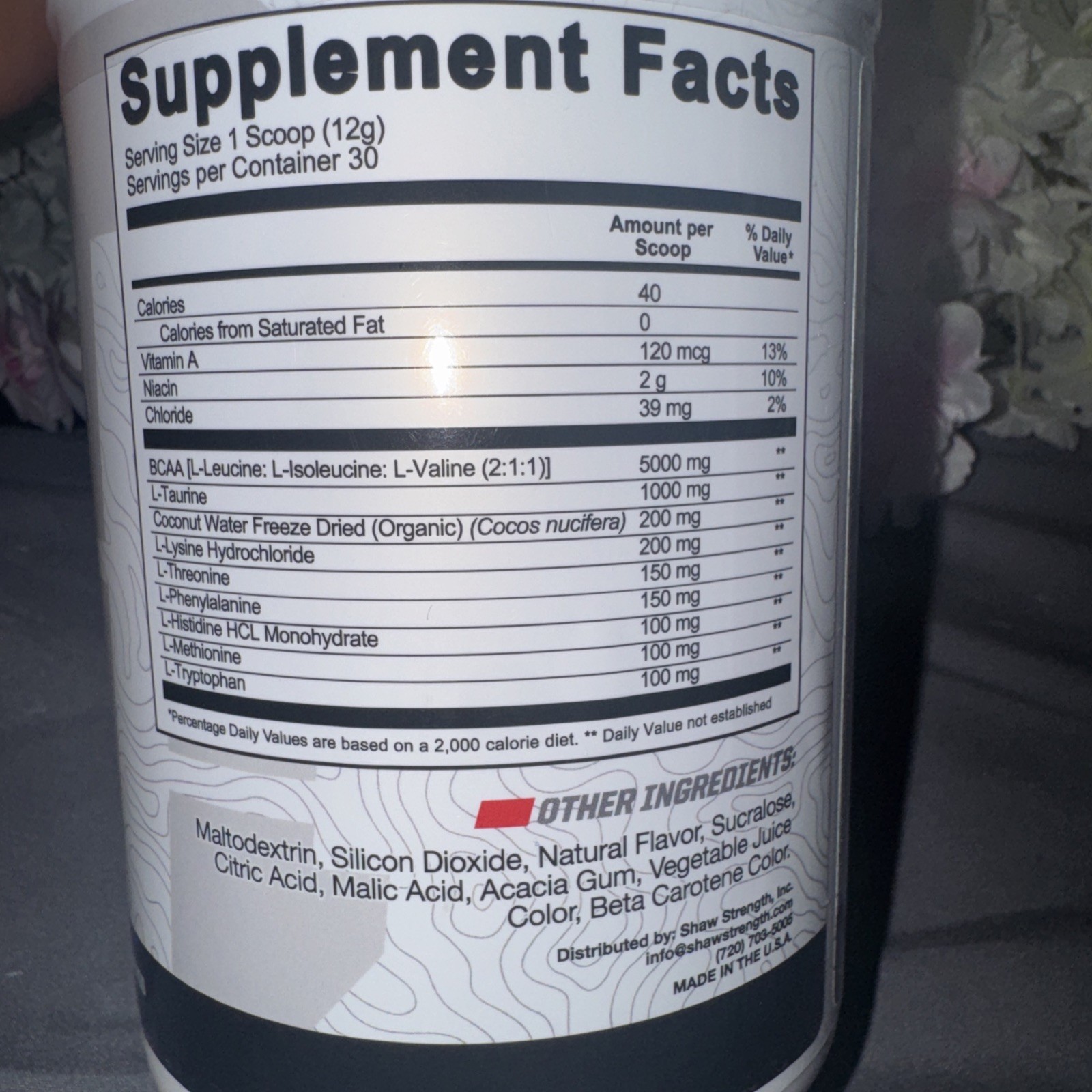 NEW Undefined Nutrition Create Orange Citrus Enhance Recovery Brian Shaw 12/26