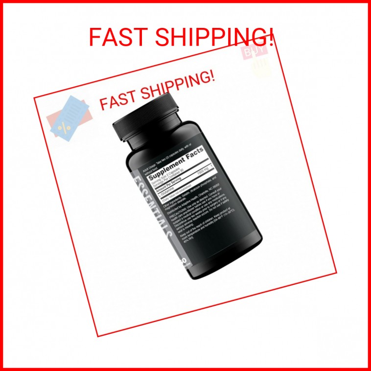 Nugenix Essentials L-Glutamine, 1500mg 100% Botanical L-Glutamine Amino Acid, Pr