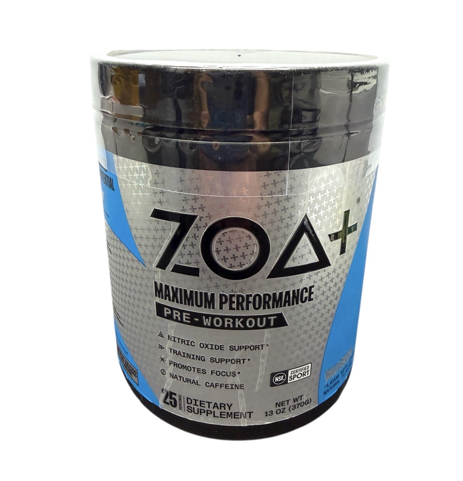 2CT VARIETY PACK: ZOA+ Zero Sugar PRE-WORKOUT Powder NSF-CERTIFIED SPORT 13oz