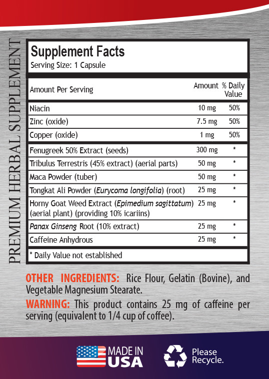 peruvian maca root – Best Testosterone Booster – niacin tablets 2 Bottles