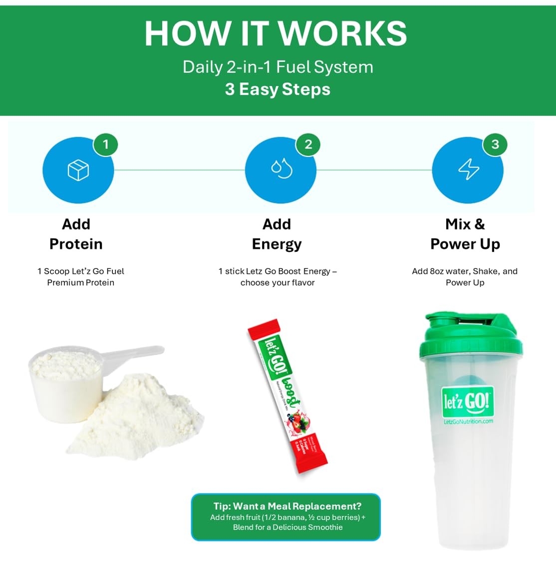 Letz Go Whey Protein Isolate Powder 2lb 30 Servings Vanilla Zero Sugar