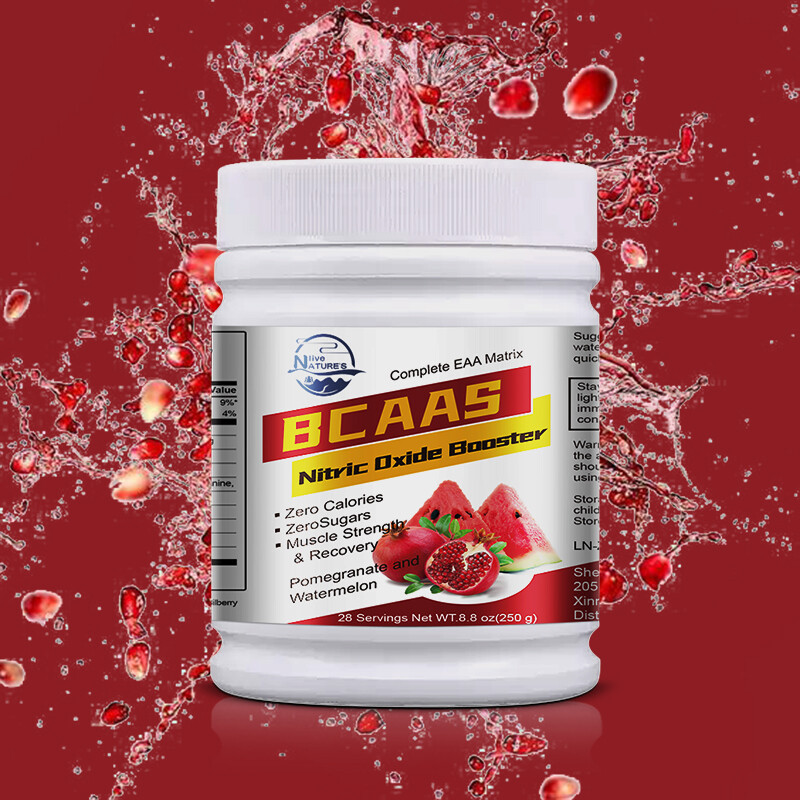 Pomegranate Watermelon BCAA Powder, Muscle Growth & Recovery – Amino Acids