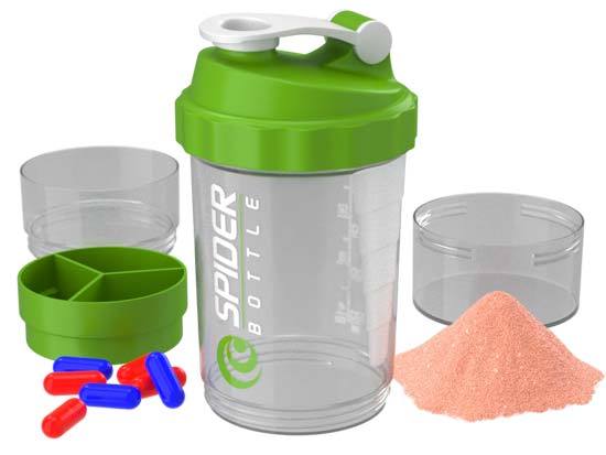 Spider bottle, Spider shaker cup 3 in 1 (3 Layers), Mini S. Cup, Select the Item