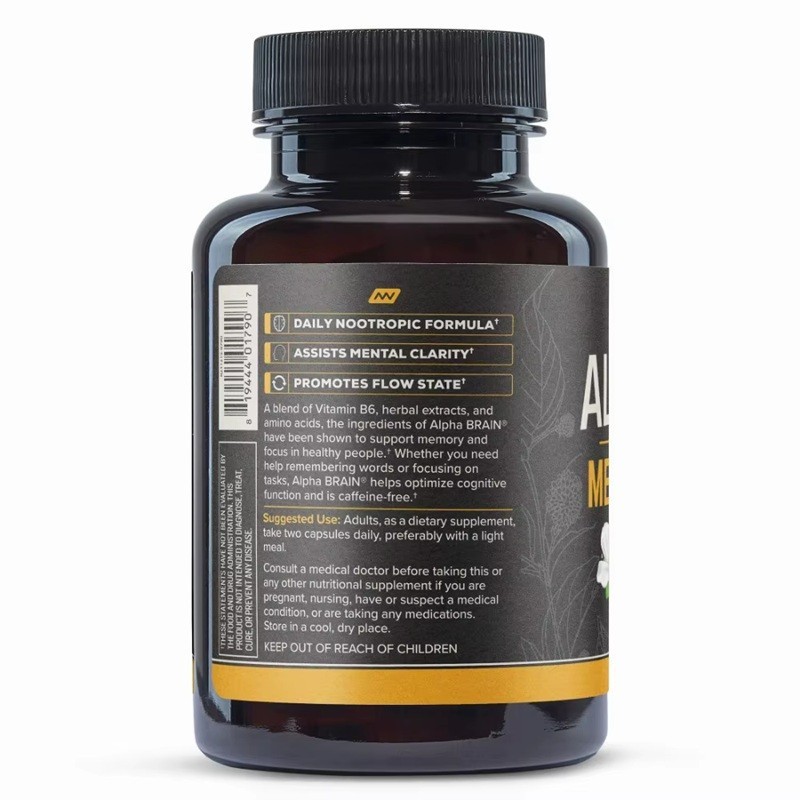 Alpha Brain Memory And Focus Brain and Cognitive Supplement
