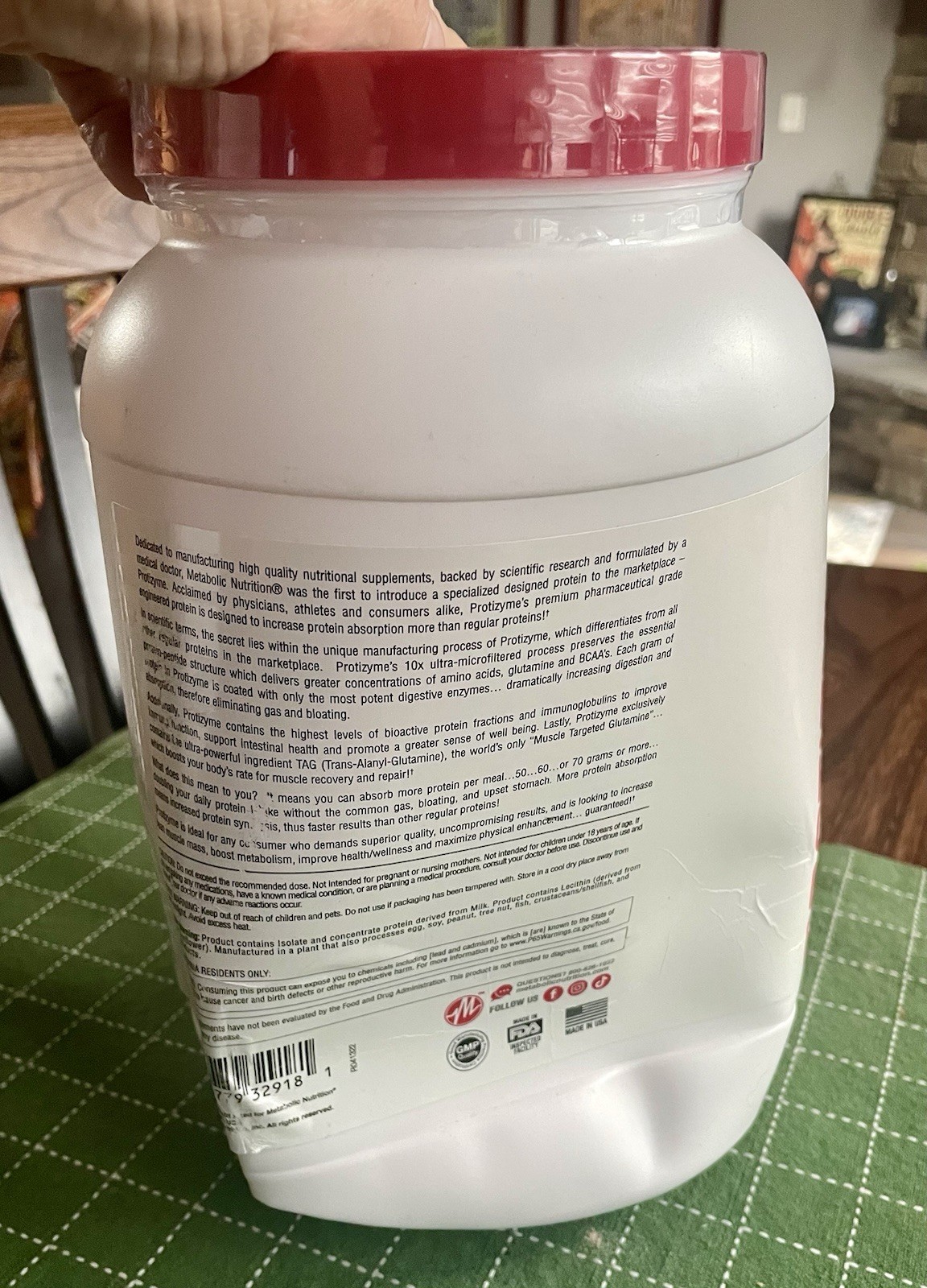 NEW Protizyme, Specialized Designed Protein, Strawberry Creme, 2 lb (910 g)