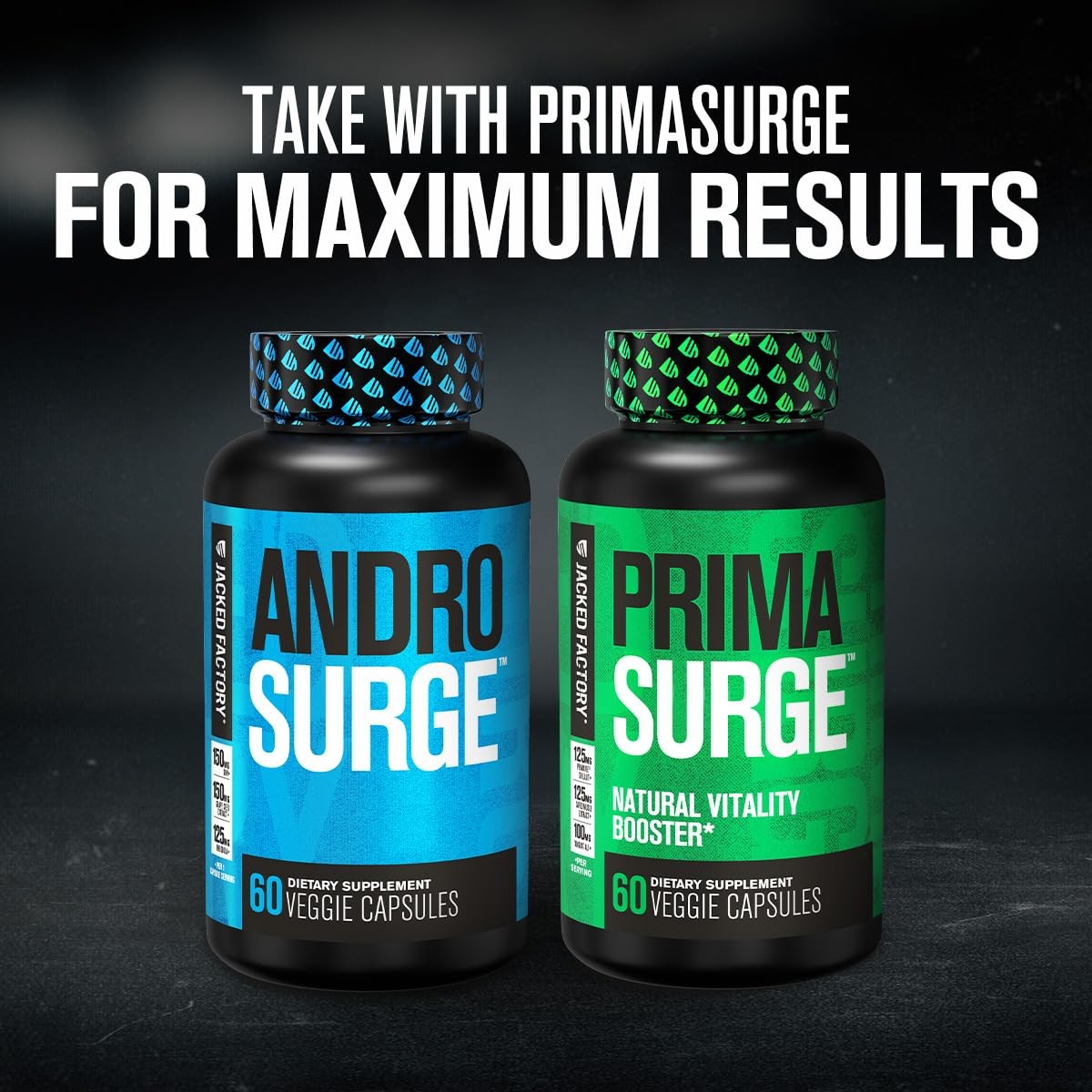 Jacked Factory Androsurge Estrogen Blocker & Natural Testosterone Booster for Me