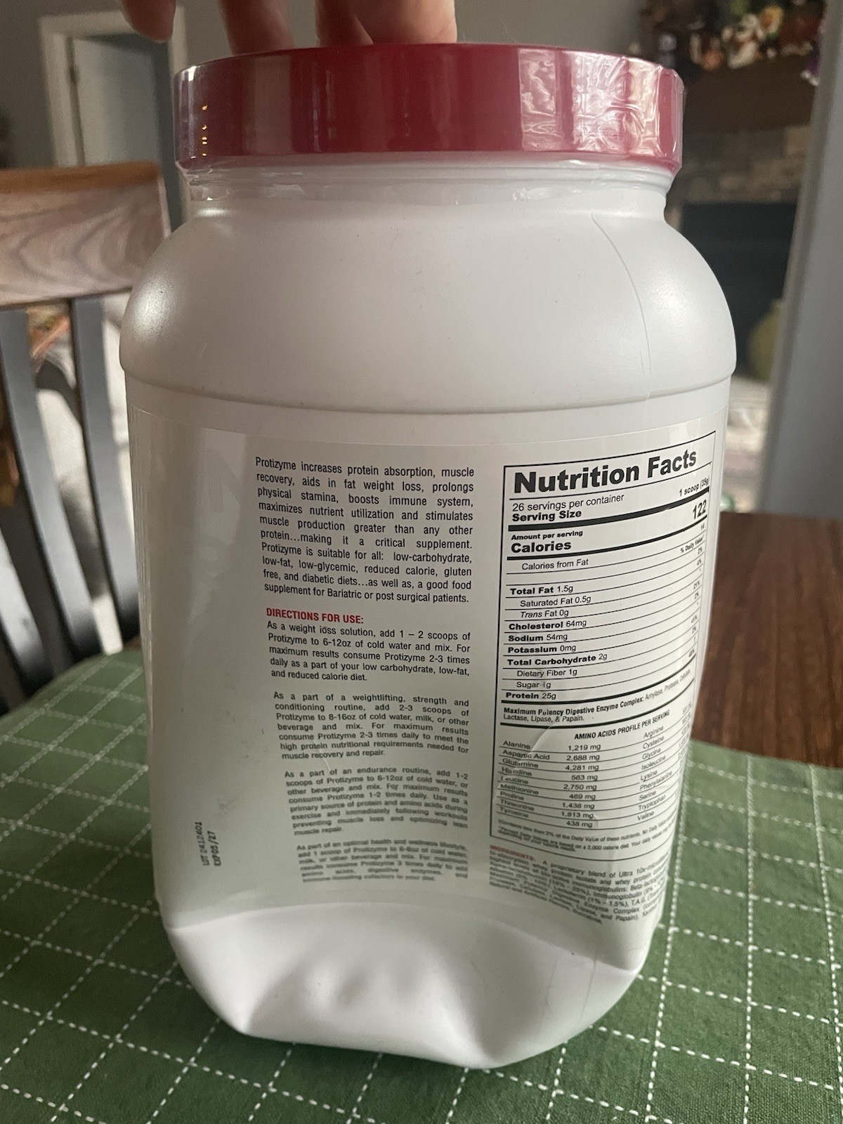 NEW Protizyme, Specialized Designed Protein, Strawberry Creme, 2 lb (910 g)
