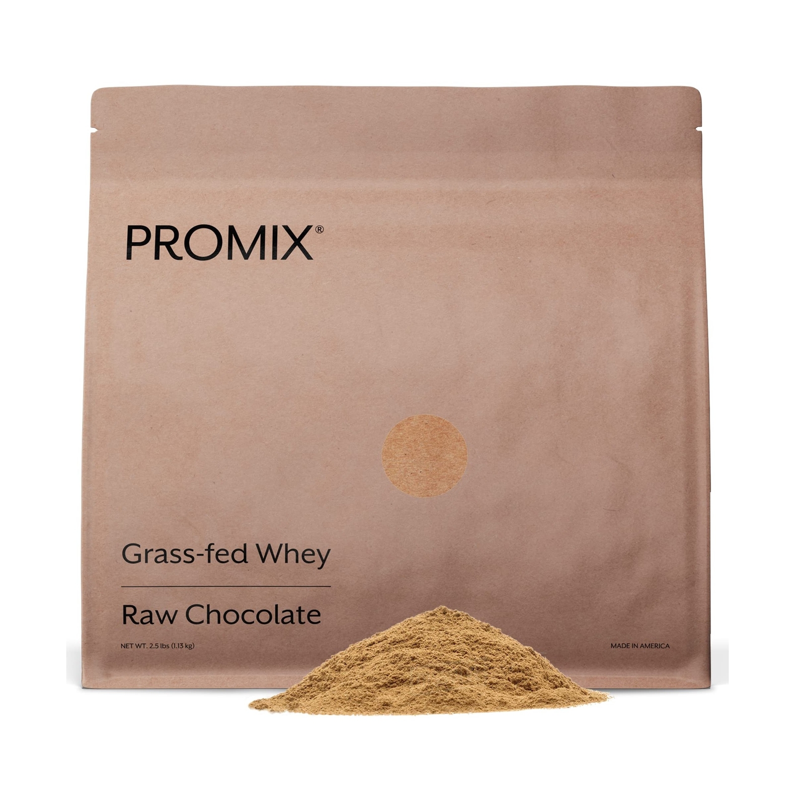 Promix Whey Protein Powder, Raw Chocolate – 2.5lb Bulk – Grass-Fed & 100% All…