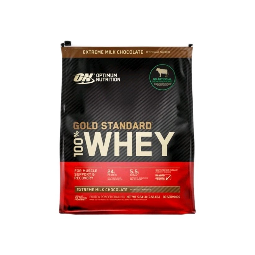 Optimum Nutrition Gold Standard 100% Whey Protein Extreme Milk Chocolate 5.64 lb
