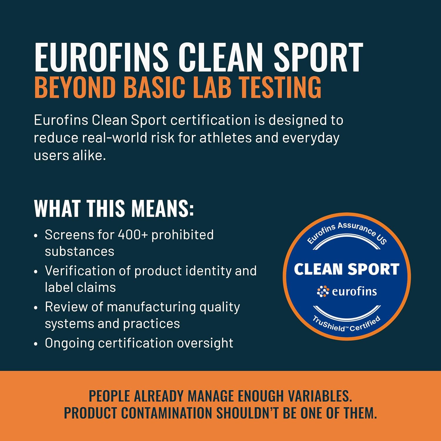 Eurofins Clean Sport Certified Creatine Monohydrate Powder – 200 Servings, 1Kg,