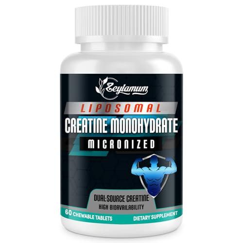 Zeylamum Creatine Chews Tablets for Men and Women, Creatine Monohydrate, 99% and