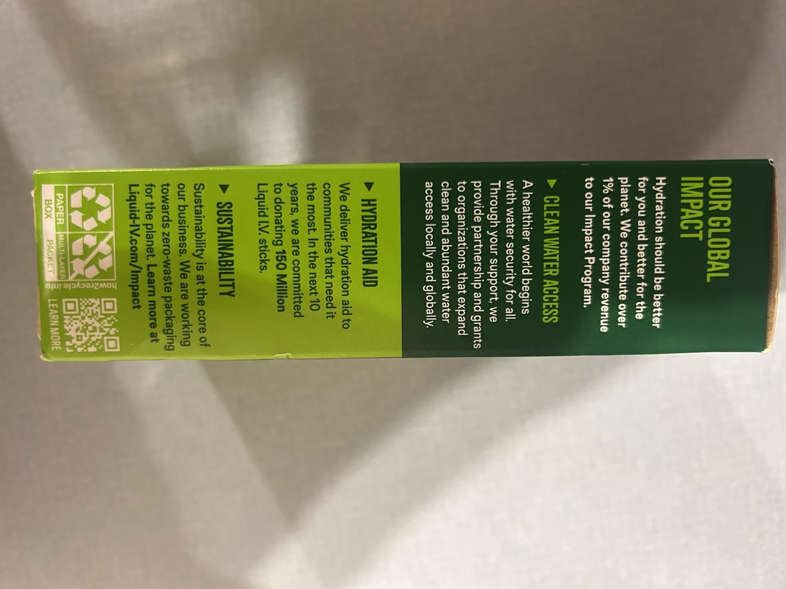 Liquid I.V. Hydration Multiplier Energy Drink Mix Blackberry Peach 6 Sticks