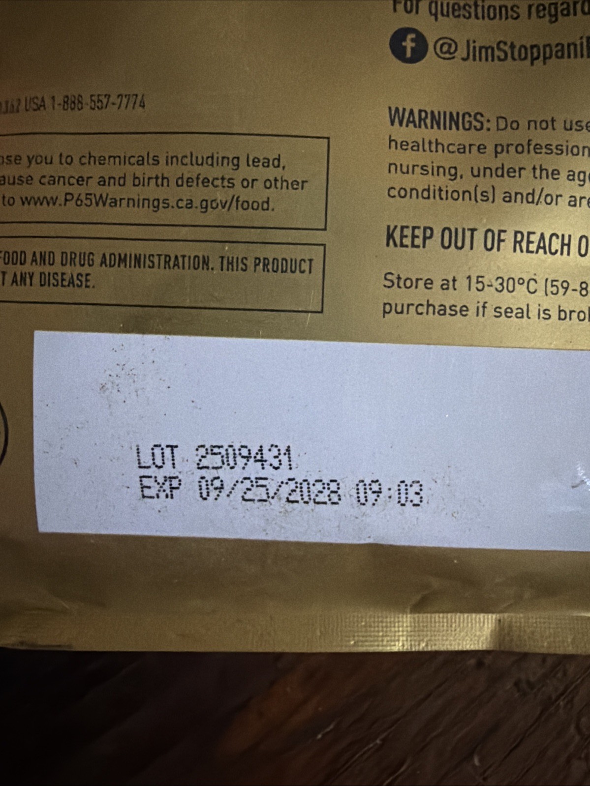 Pro JYM Chocolate Peanut Butter Protein 22 Servings Whey Casein Milk Blend