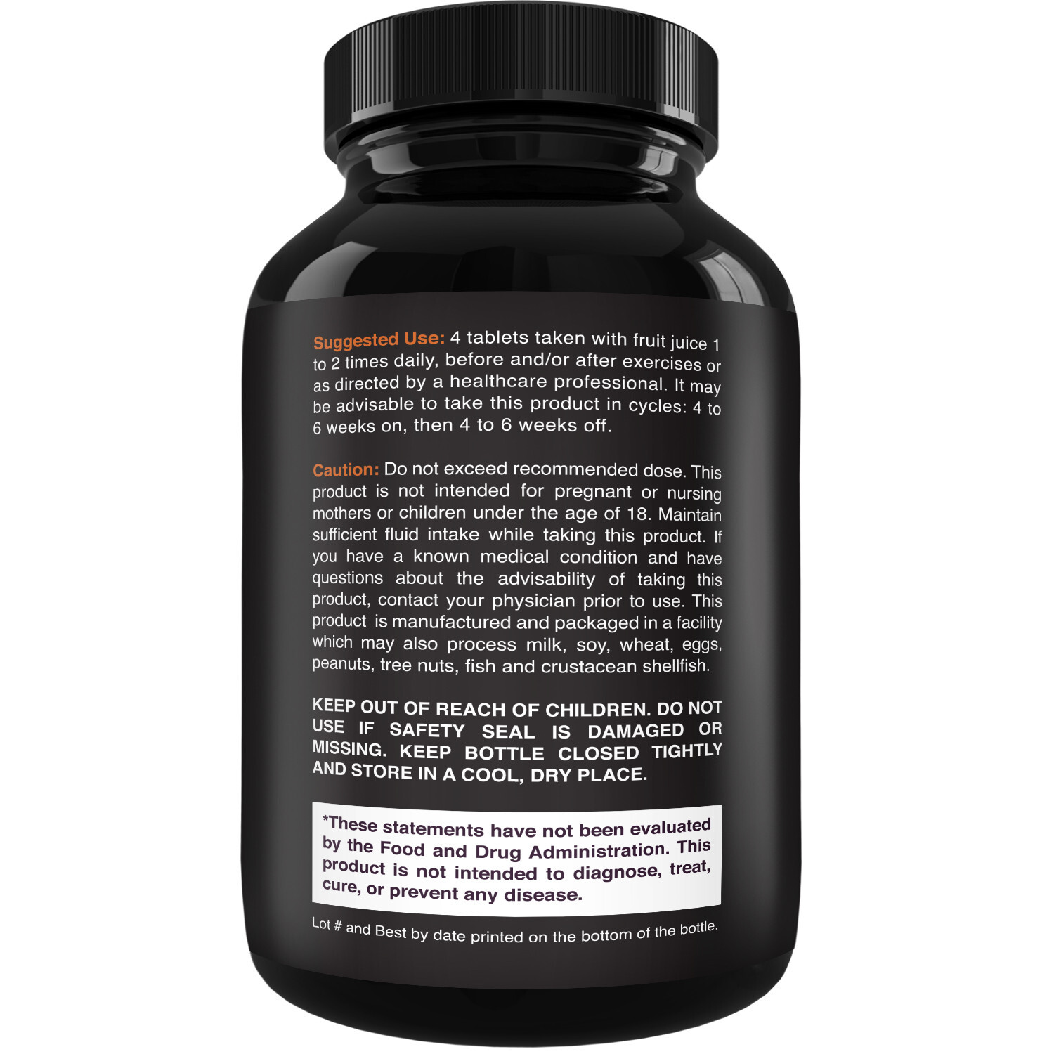High Strength Tri Phase Creatine Pills – Muscle Mass Gainer and Recovery 240ct