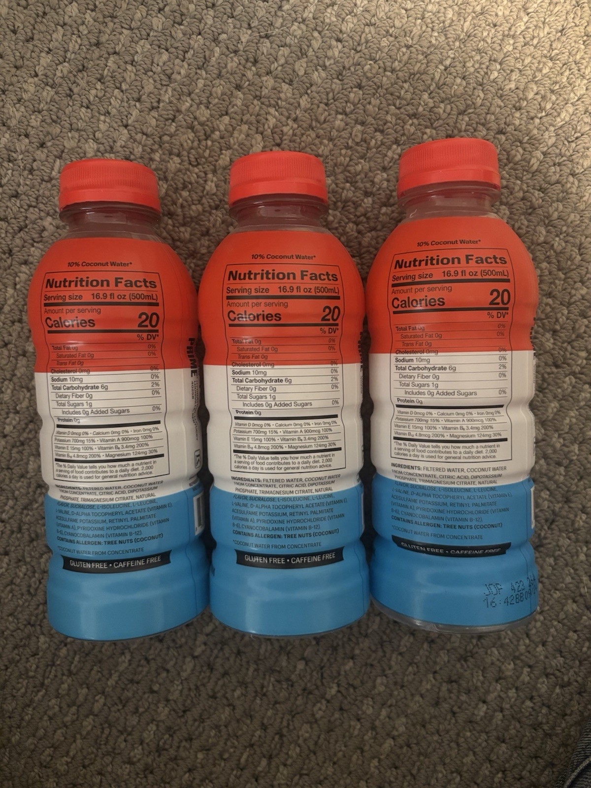 Prime Hydration Sealed Ice Pop – Set of 3 (16.9 fl oz)