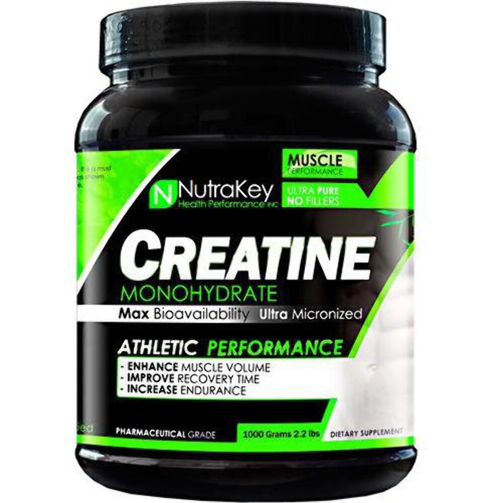 NutraKey Creatine Monohydrate Powder – Boost Energy, Strength & Recovery Support