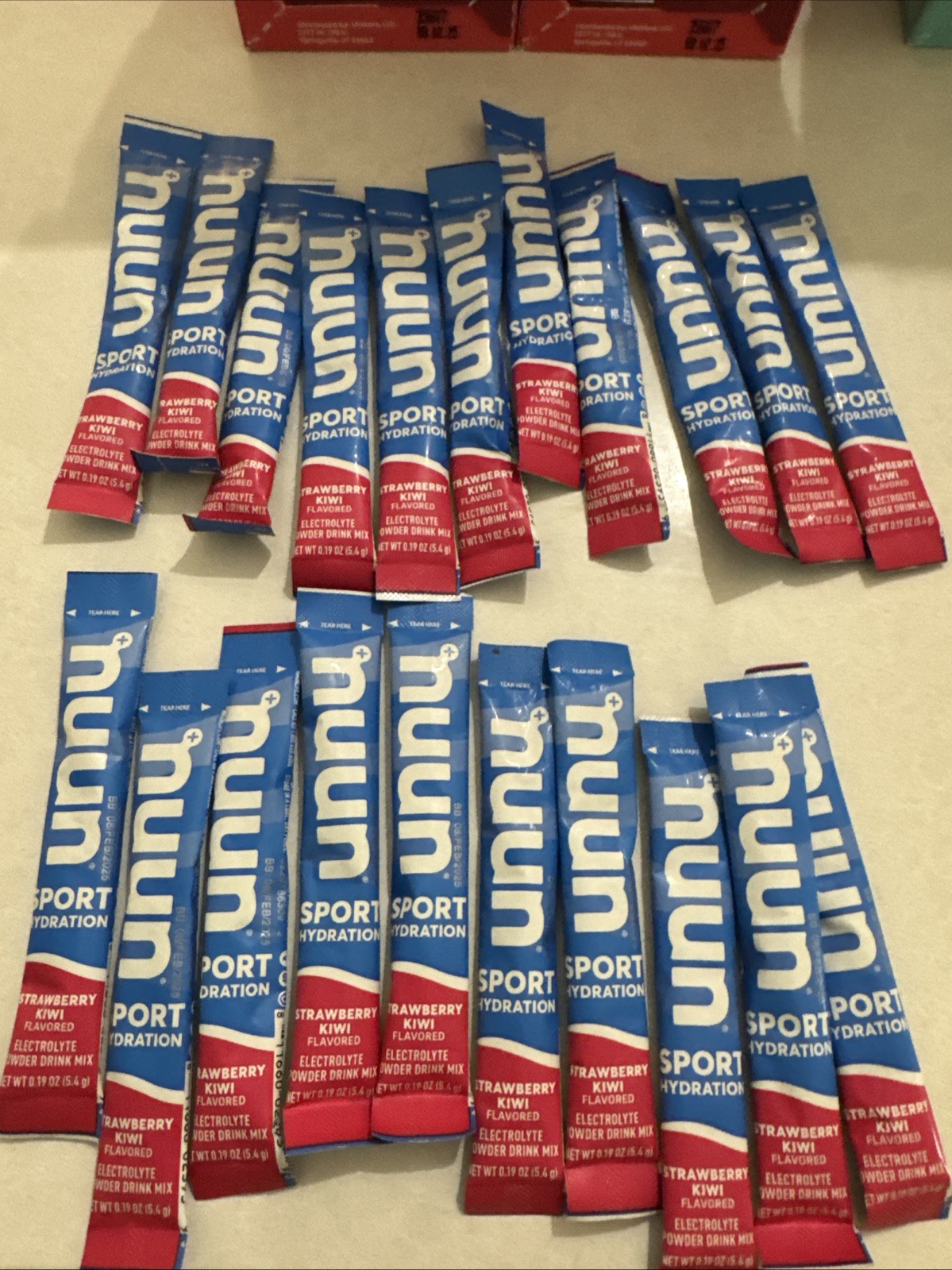 Nuun Sport Hydration Strawberry Kiwi Electrolyte 20 Stick BB 2/25