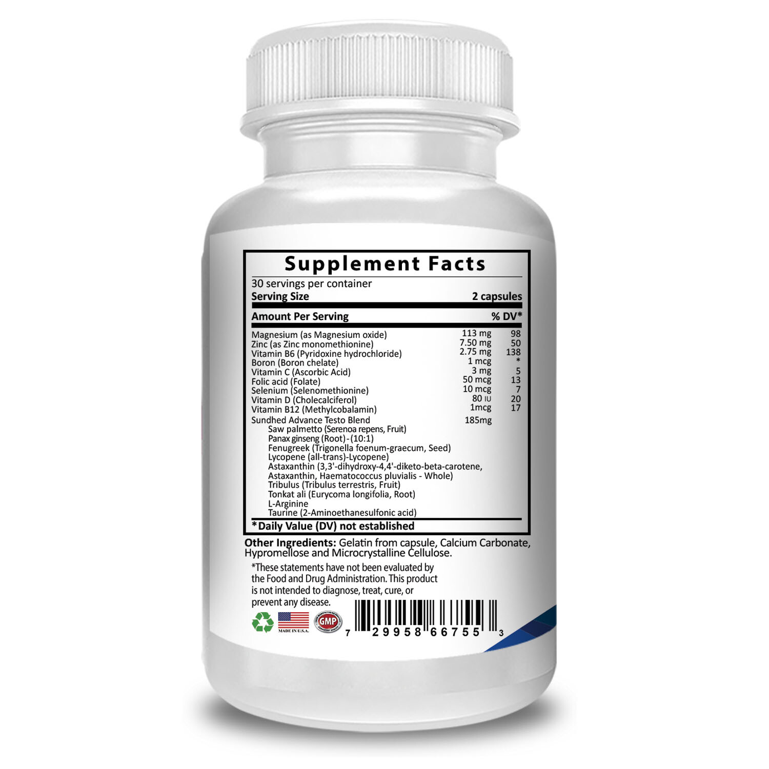 Sundhed Natural Testo Boost Max & Garcinia Cambogia Extract