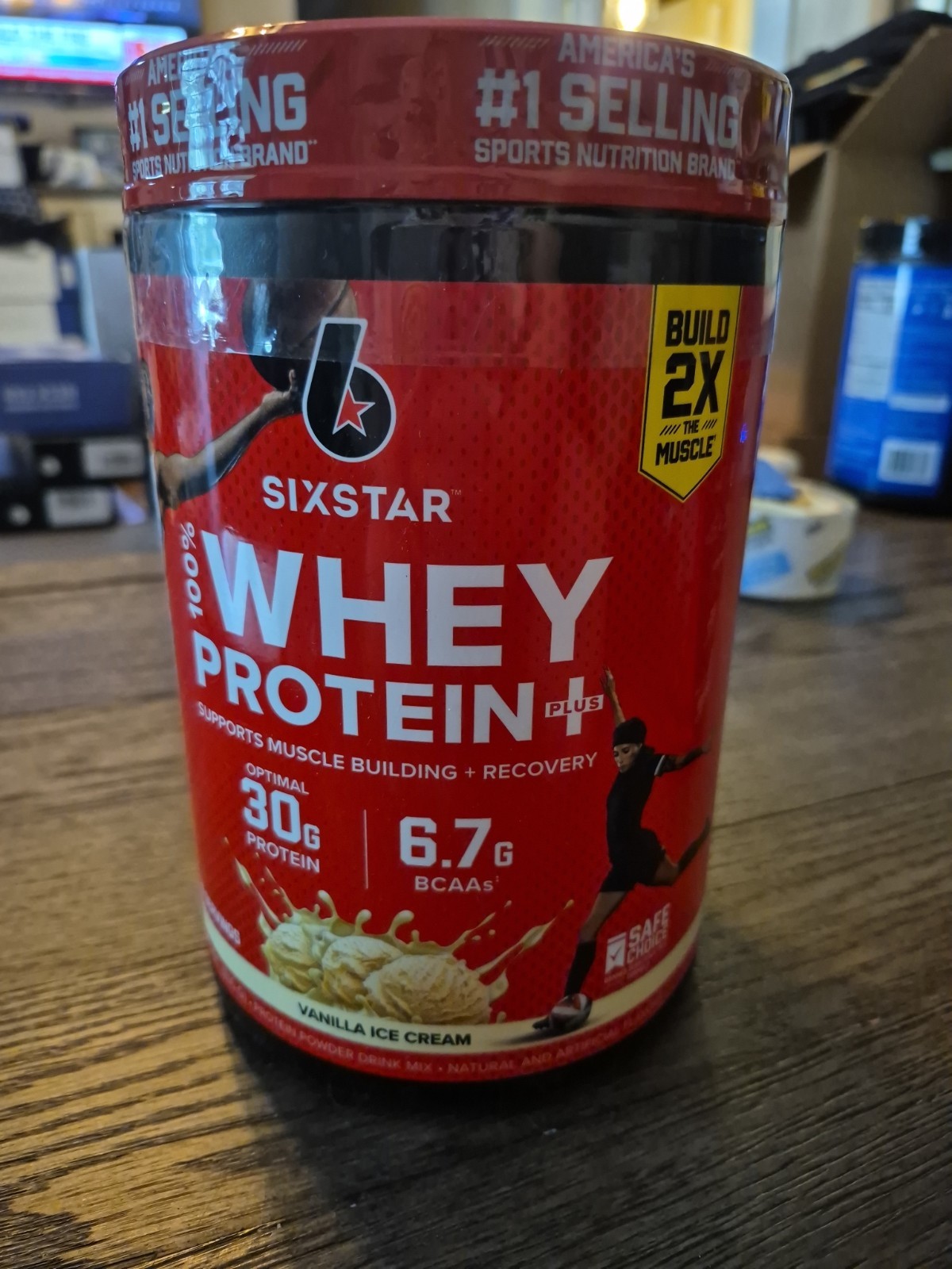 Six Star 100% Whey Protein Plus, 1.82 lbs – VANILLA CREAM 6/2/2028
