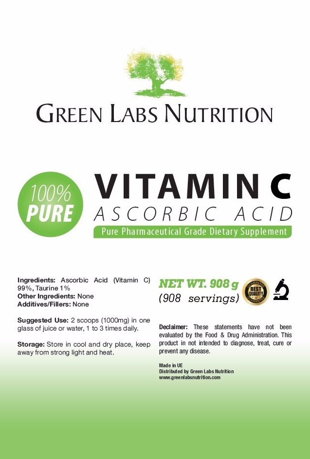 Ascorbic Acid Vitamin C Pure Powder 908g (2LB) GMO Free