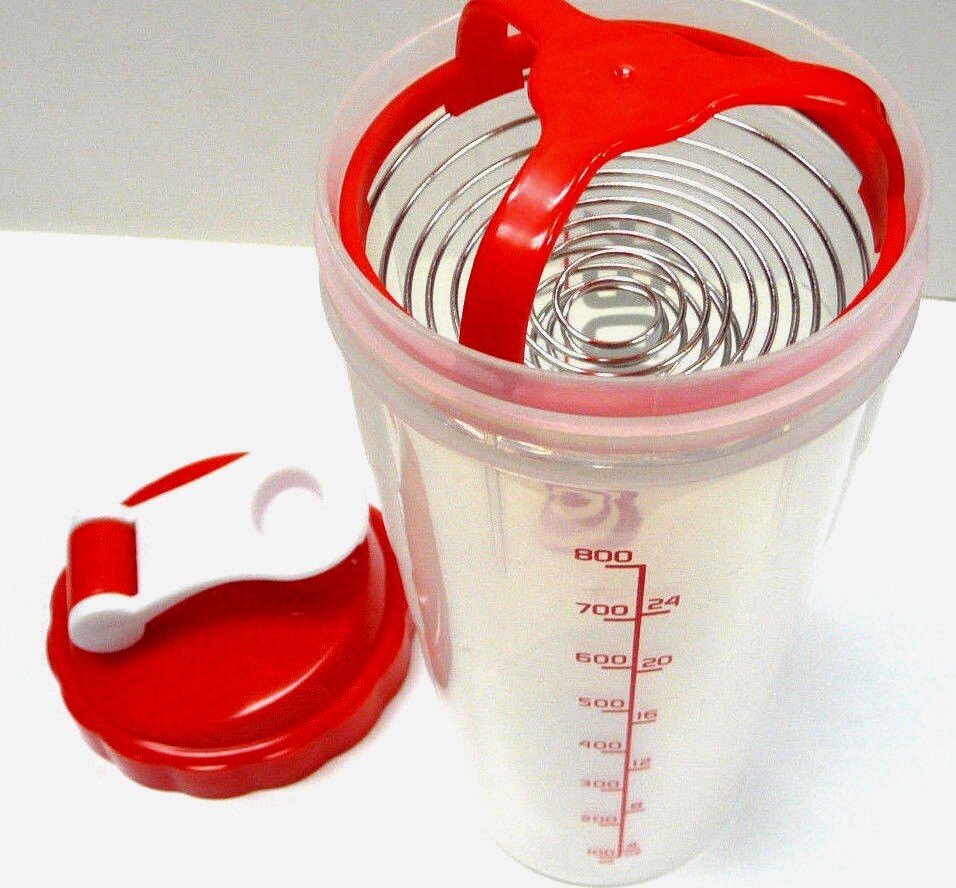 Spider bottle,protein shaker cup maxi clear/Red Color cup 28 oz Spider