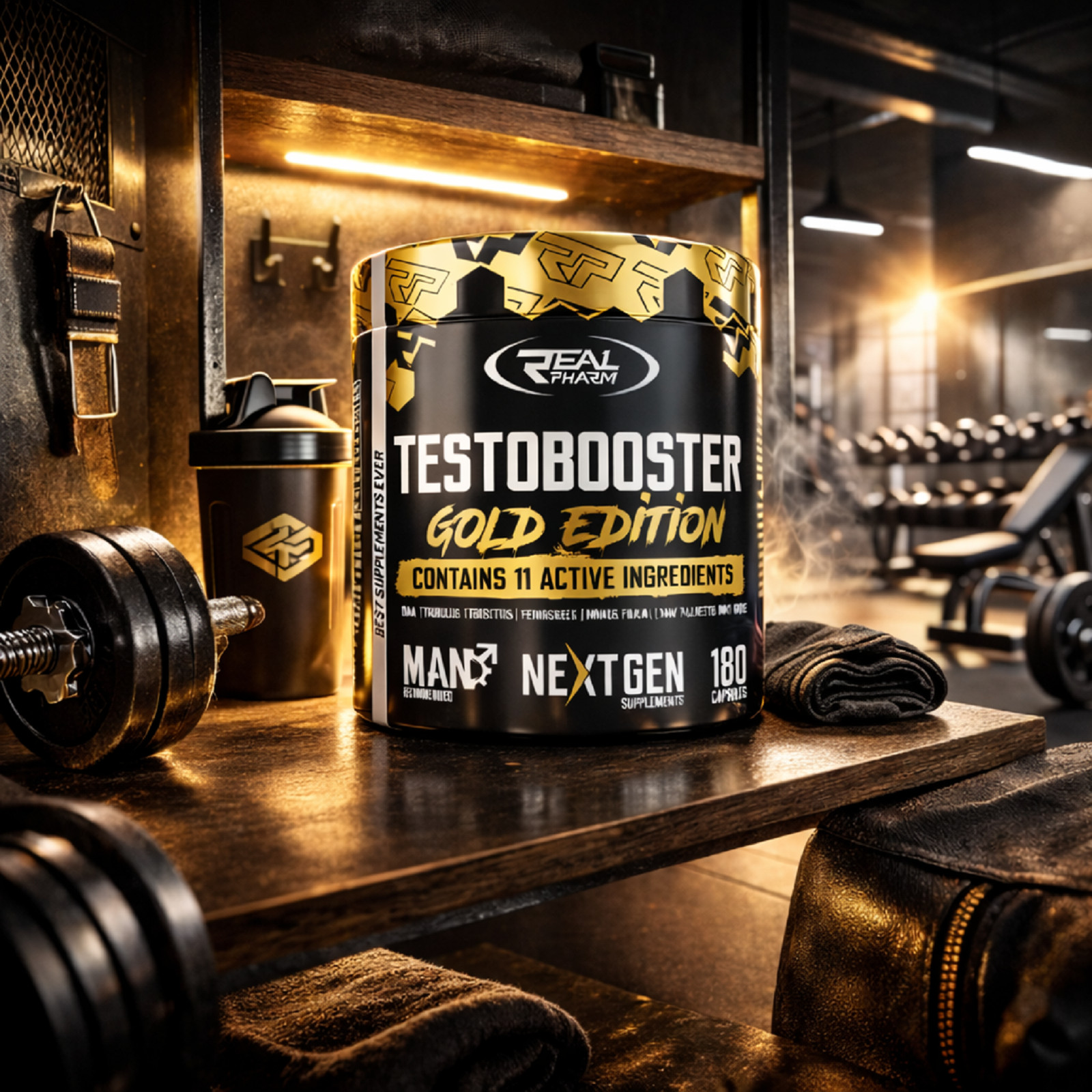 TESTO BOOSTER – Increases Testo – Improves Sexual Function & Muscle Growth