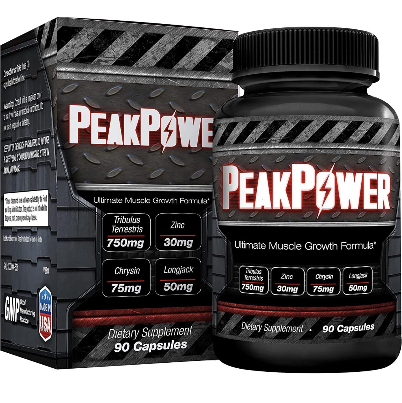 PeakPower Muscle Growth Support for Men