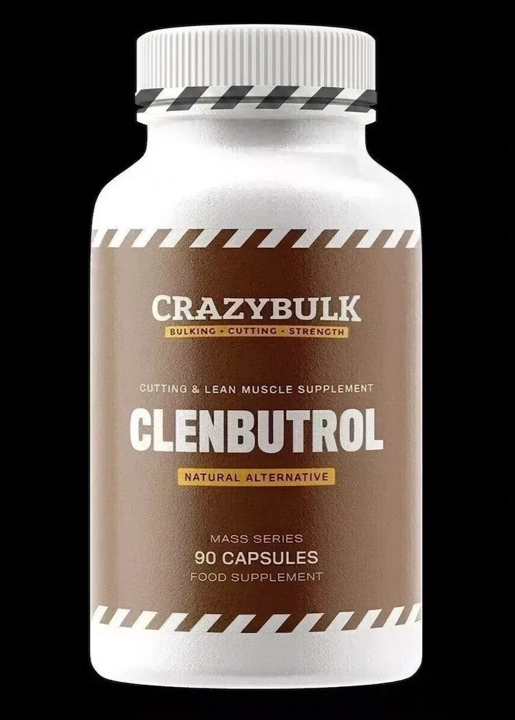 CrazyBulk CLENBUTROL -90 Capsules CUTTING & LEAN MUSCLE MUSCLE, Pack of 1