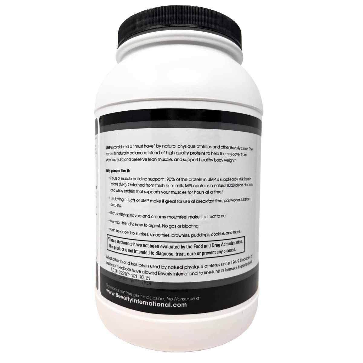 Beverly International UMP Protein Powder 29 Servings Lean Muscle Builder