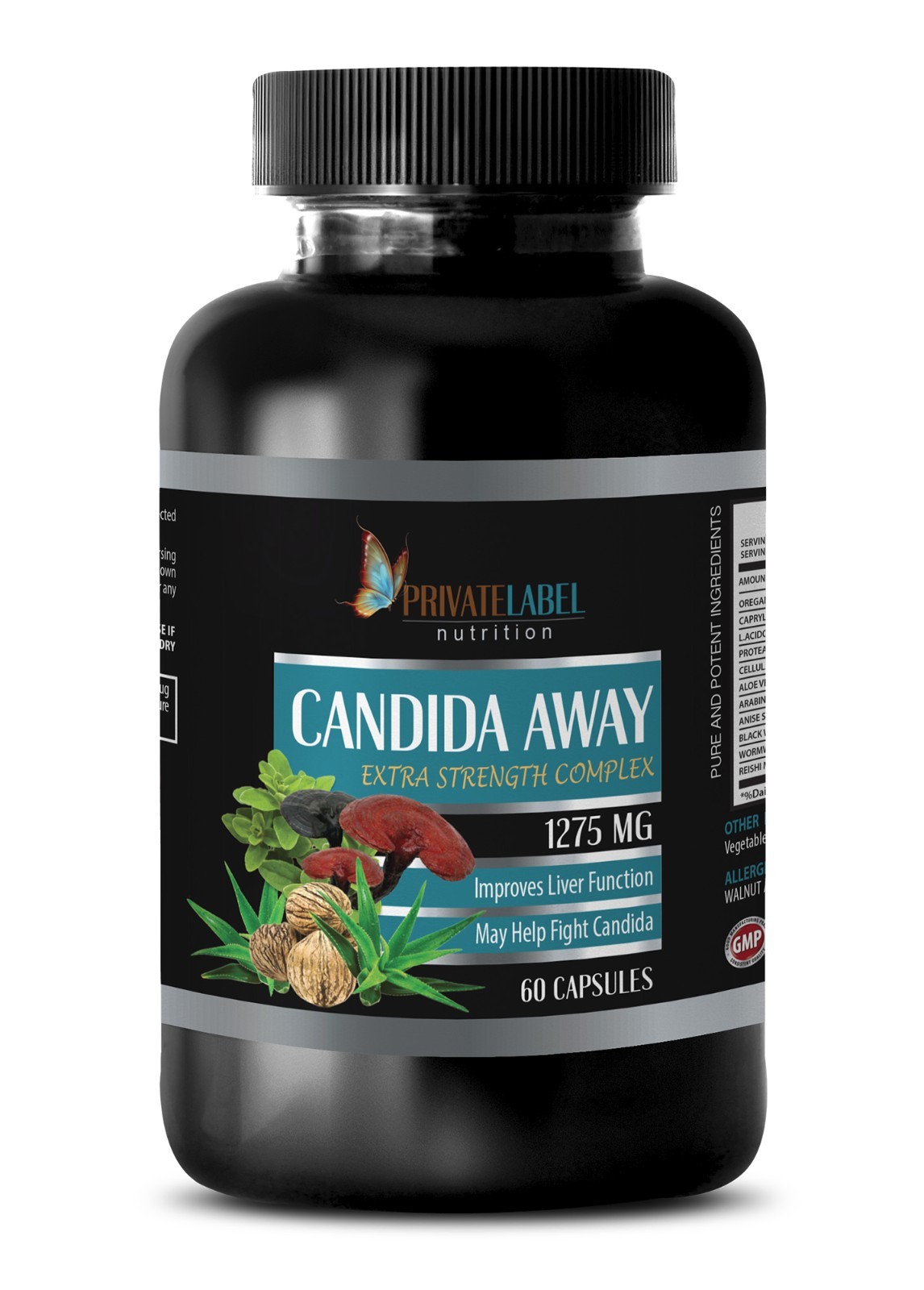 Oregano oil organic – CANDIDA AWAY COMPLEX 1275 mg – immune support daily -1Bot