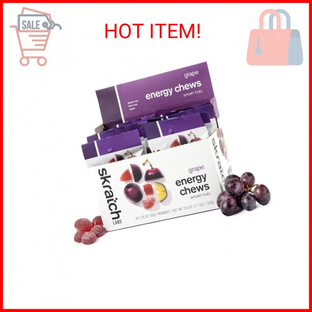 Skratch Labs Energy Chews | Gummies for Running, Cycling & Endurance Quick Carbs