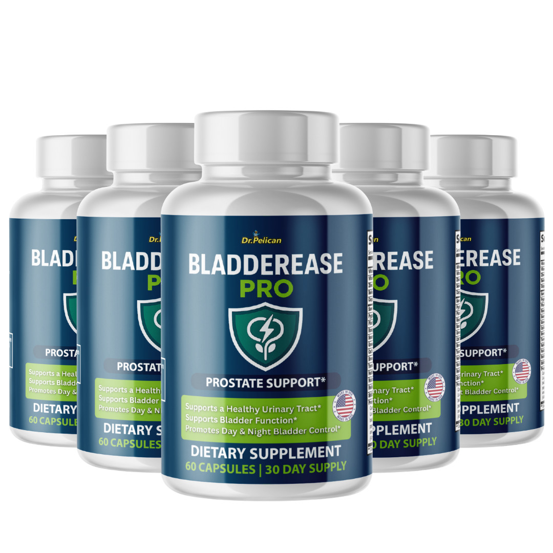 BladderEase Pro- Prostate Support- 5 Bottles- 300 Capsules