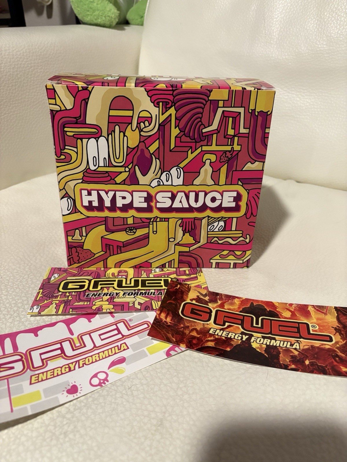 G FUEL Hype Sauce collectors box with stickers* BOX ONLY