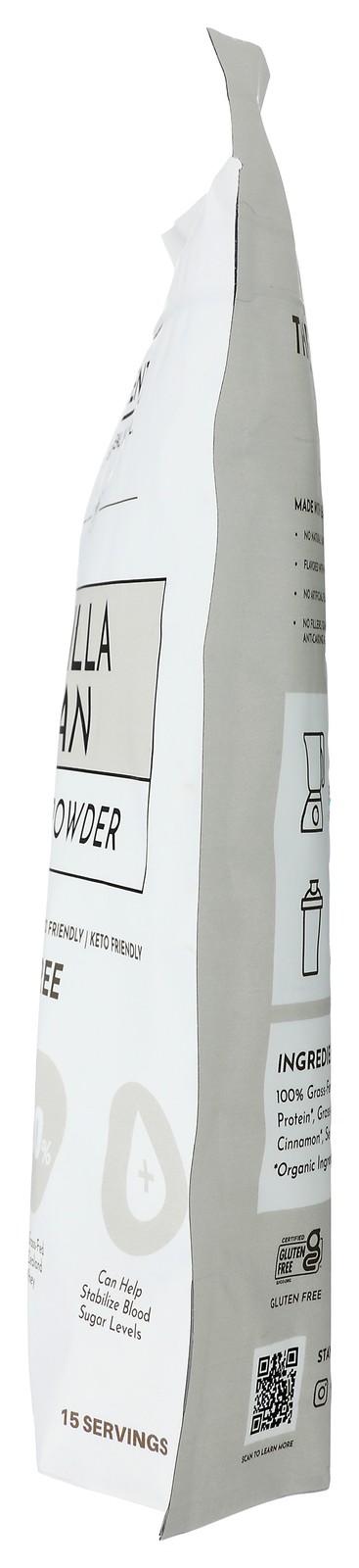 Vanilla Bean Protein Powder By Just Ingredients Supplement 22 Grams 1 Pack