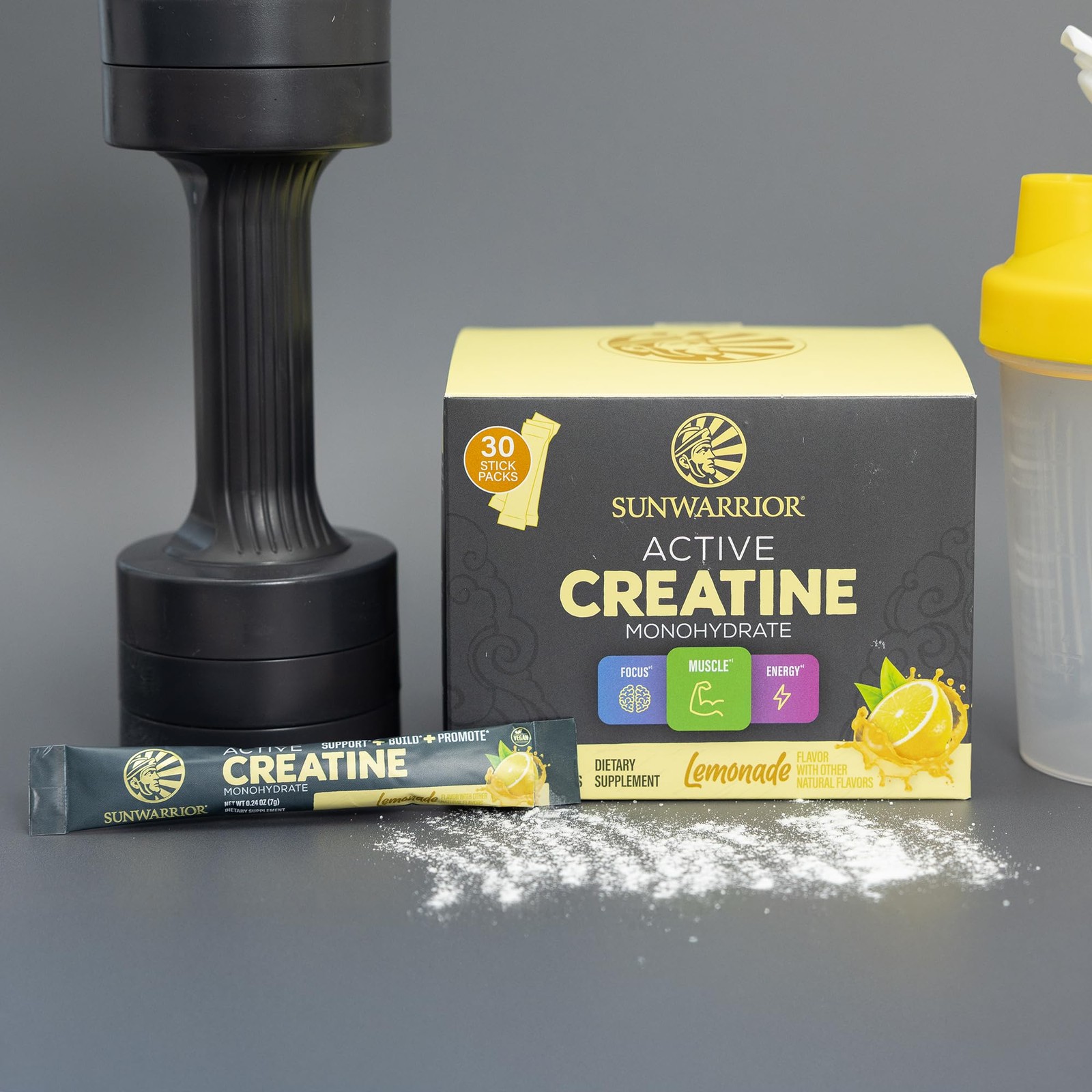 Lemonade Active Creatine Stick Pack 30ct, 0.24 OZ