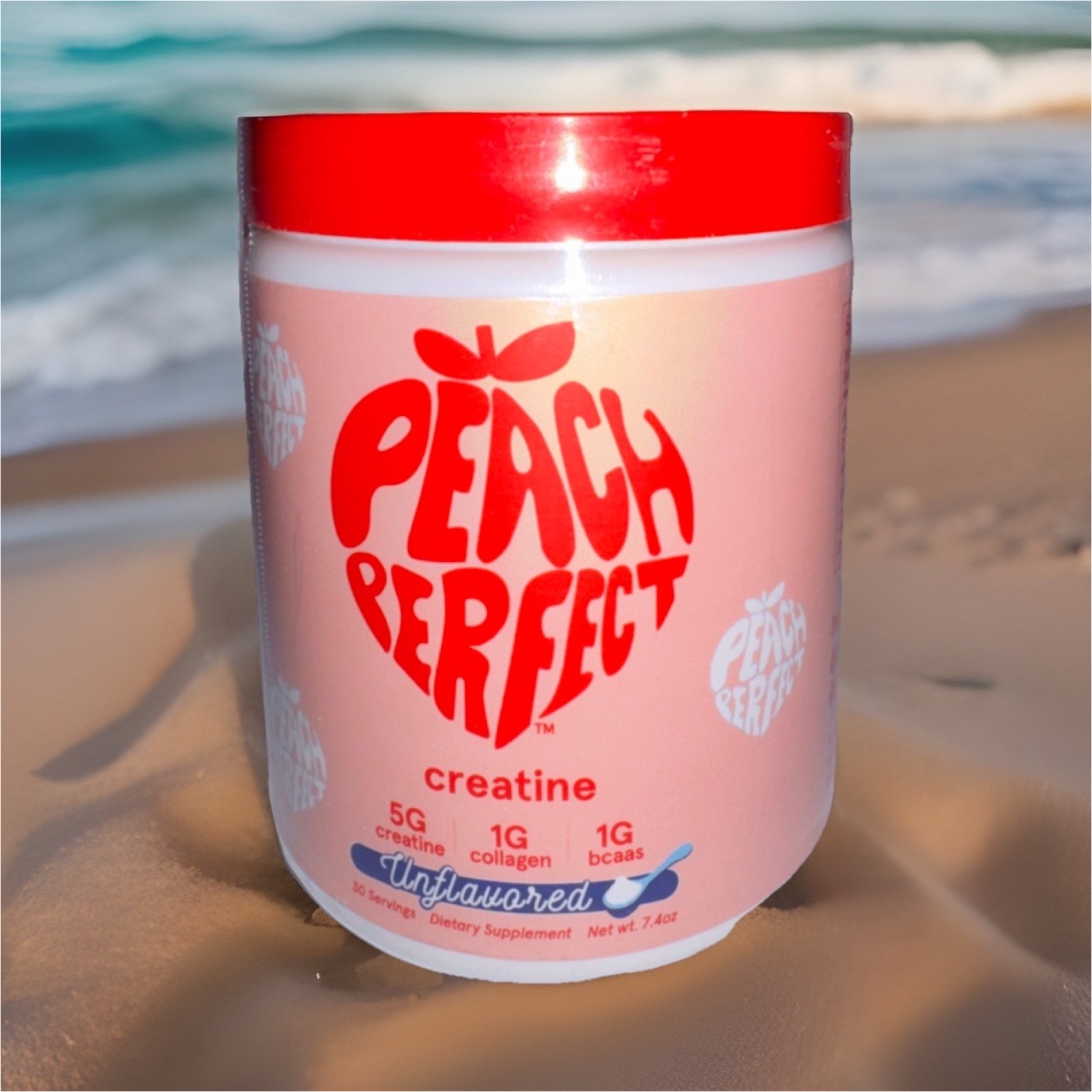 🍑Peach Perfect Creatine Collagen BCAA Unflavored Powder 30 Servings